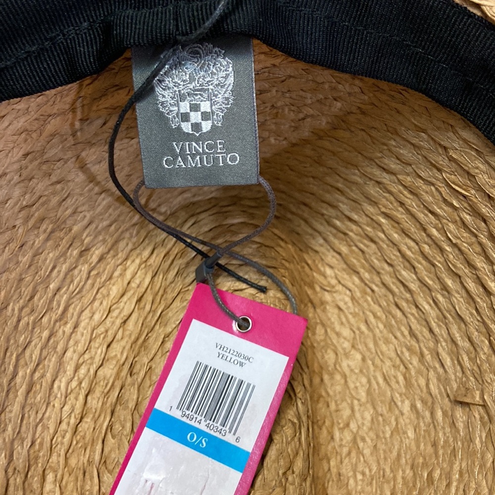 Womens Feather Embellished Hat - One Size- Adjustable New With Tags! - Picture 8 of 10